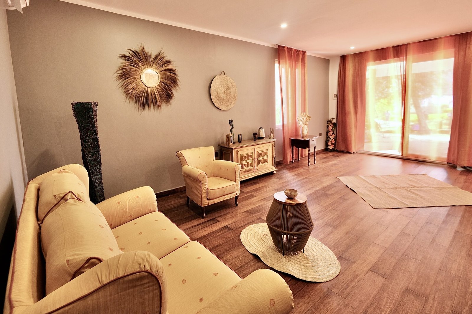 Private seating area inside the Villa Deluxe