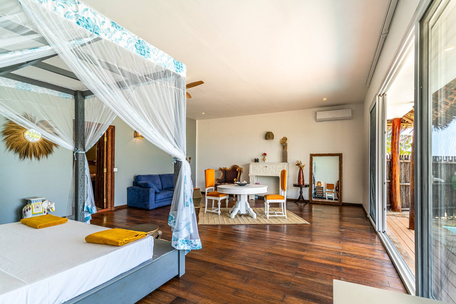 Room interior detail with premium amenities